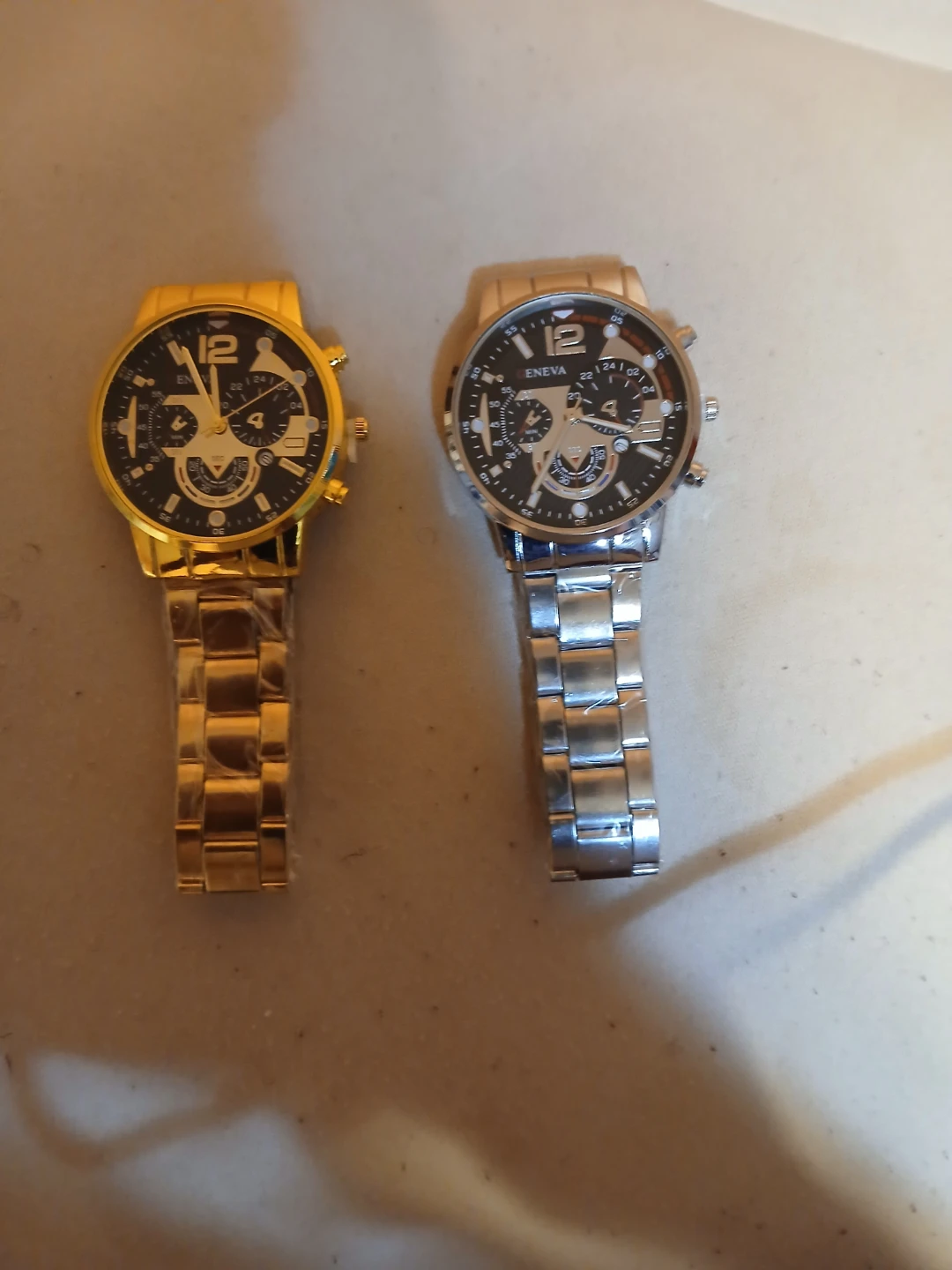 Eneva Men's Watches - Gold and Silver Toned