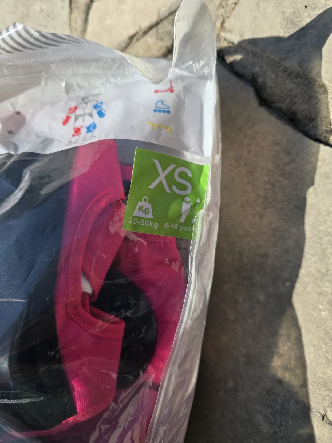 NEW kids Oxelo Protective Gear Set - Pink - photo 5