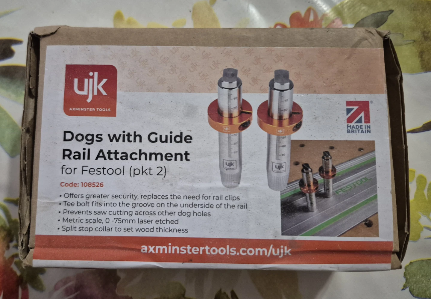 UJK Dogs with Guide Rail Attachment for Festool (Pack of 2) - photo 2