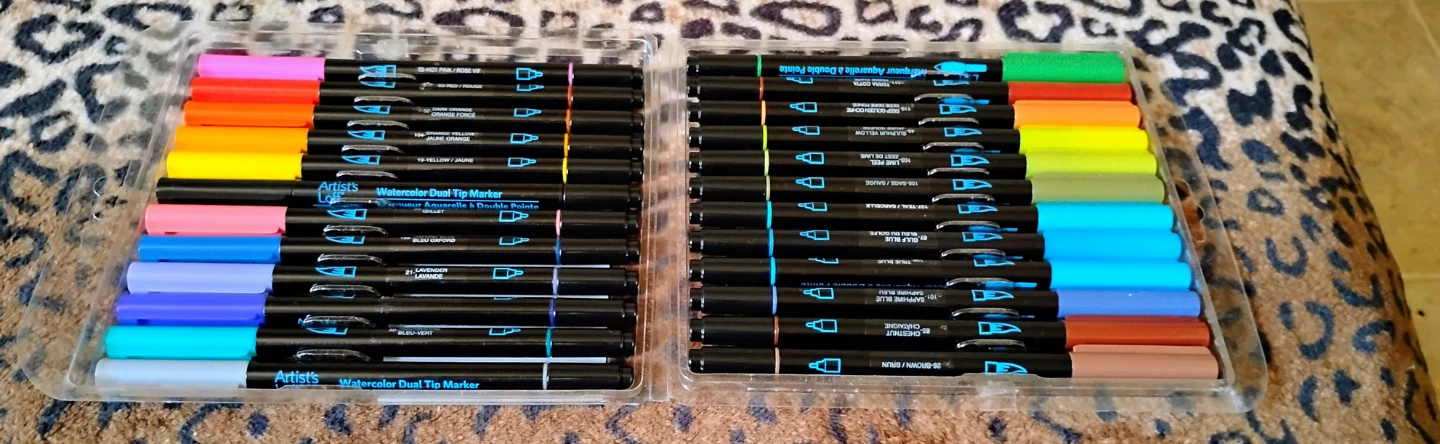 Artist's Loft Watercolor Dual Tip Markers - 24 pc $30 p.u.o - photo 2