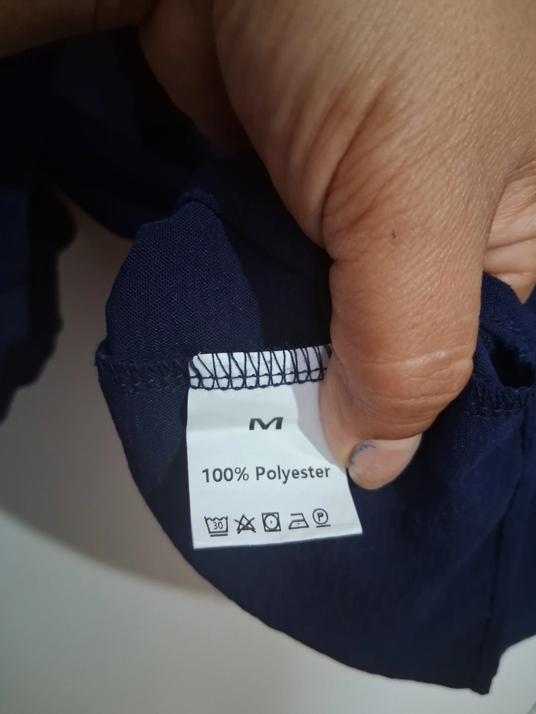 Navy Blue Embroidered Top Size M - photo 3