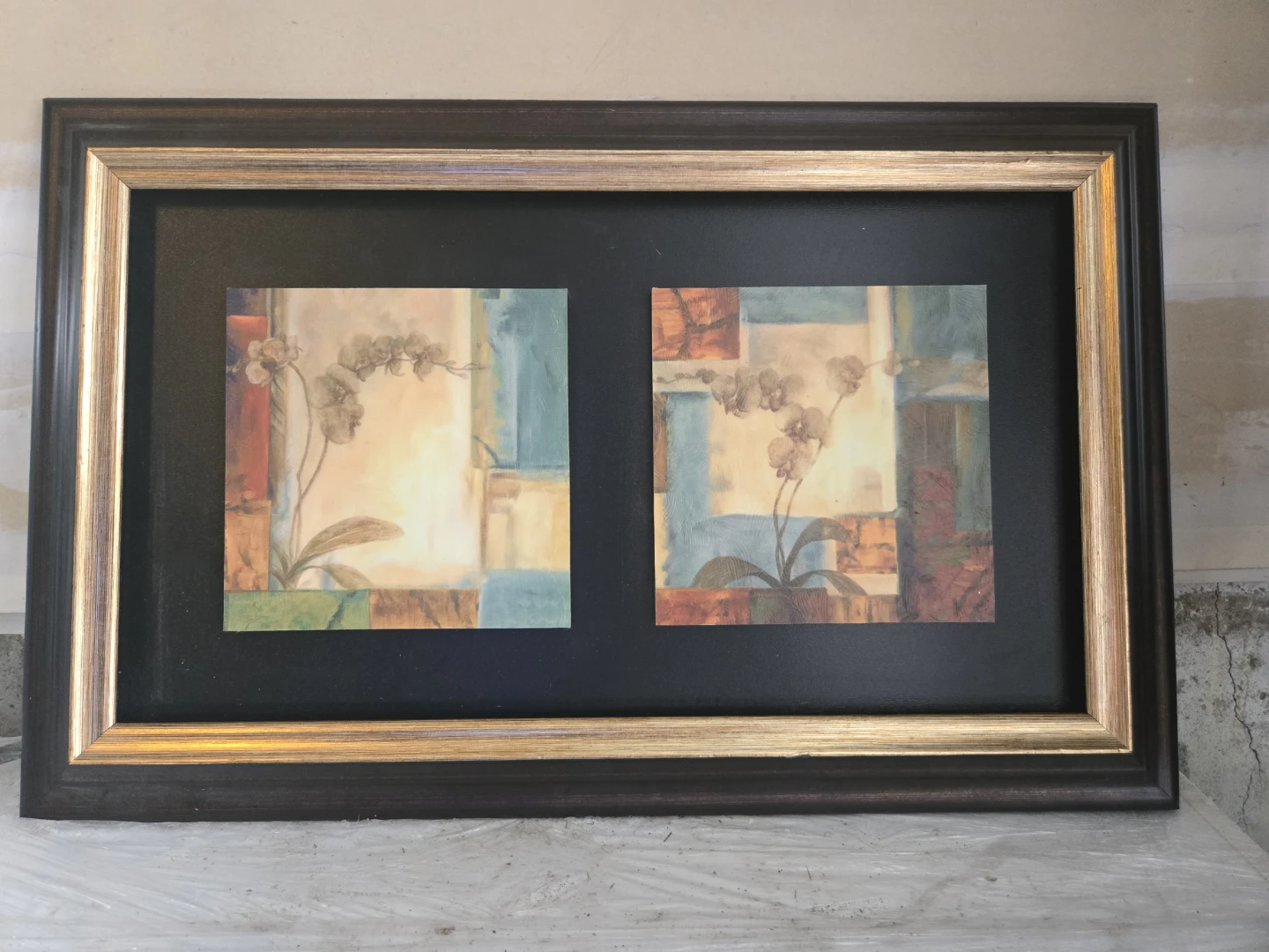 Framed Orchid Wall Art - Elegant Home Decor