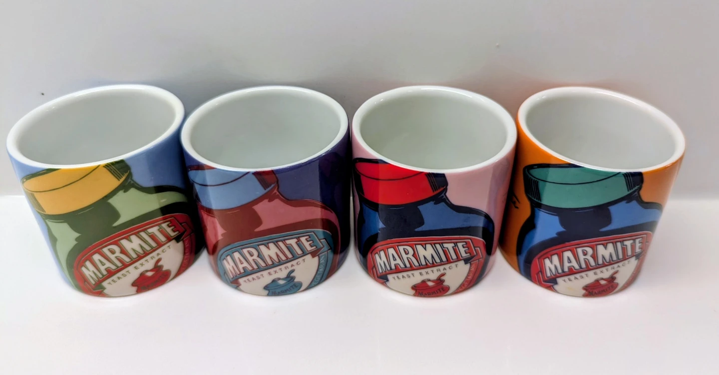 Marmite Pop Art Ceramic Egg Cups - photo 2