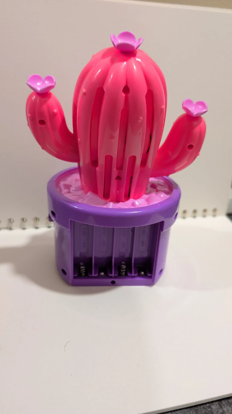Pink Cactus Bubble Blower Toy - photo 2