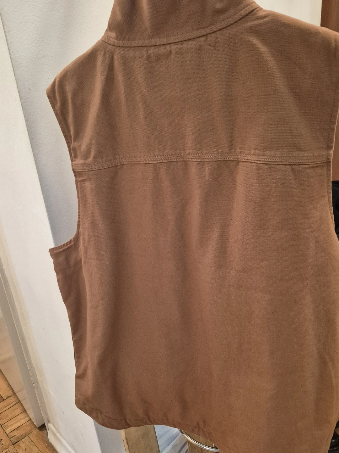 NWT)Carhartt Large Washed Duck Sherpa-Lined Mock-Neck Vest - photo 3