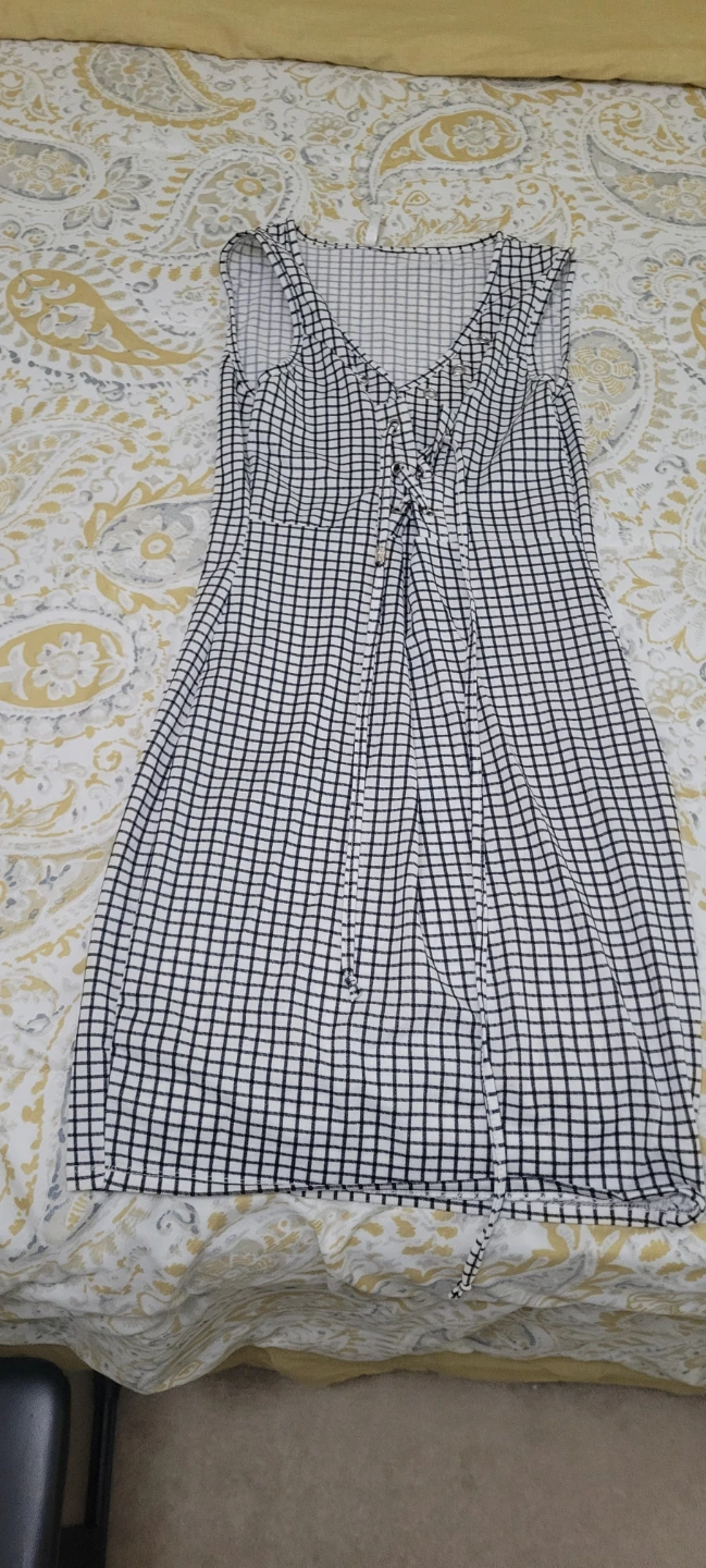 Women's Small Checkered Bodycon Dress
