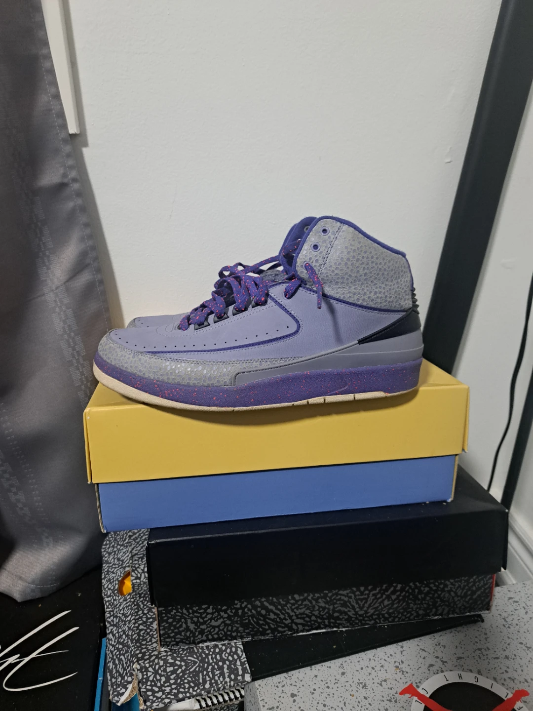Nike Air Jordan 2 Retro High Top Sneakers - photo 2