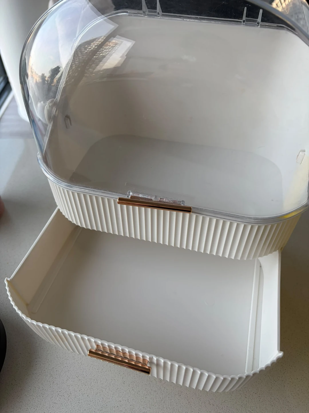 White Makeup Organizer with Drawers - photo 3