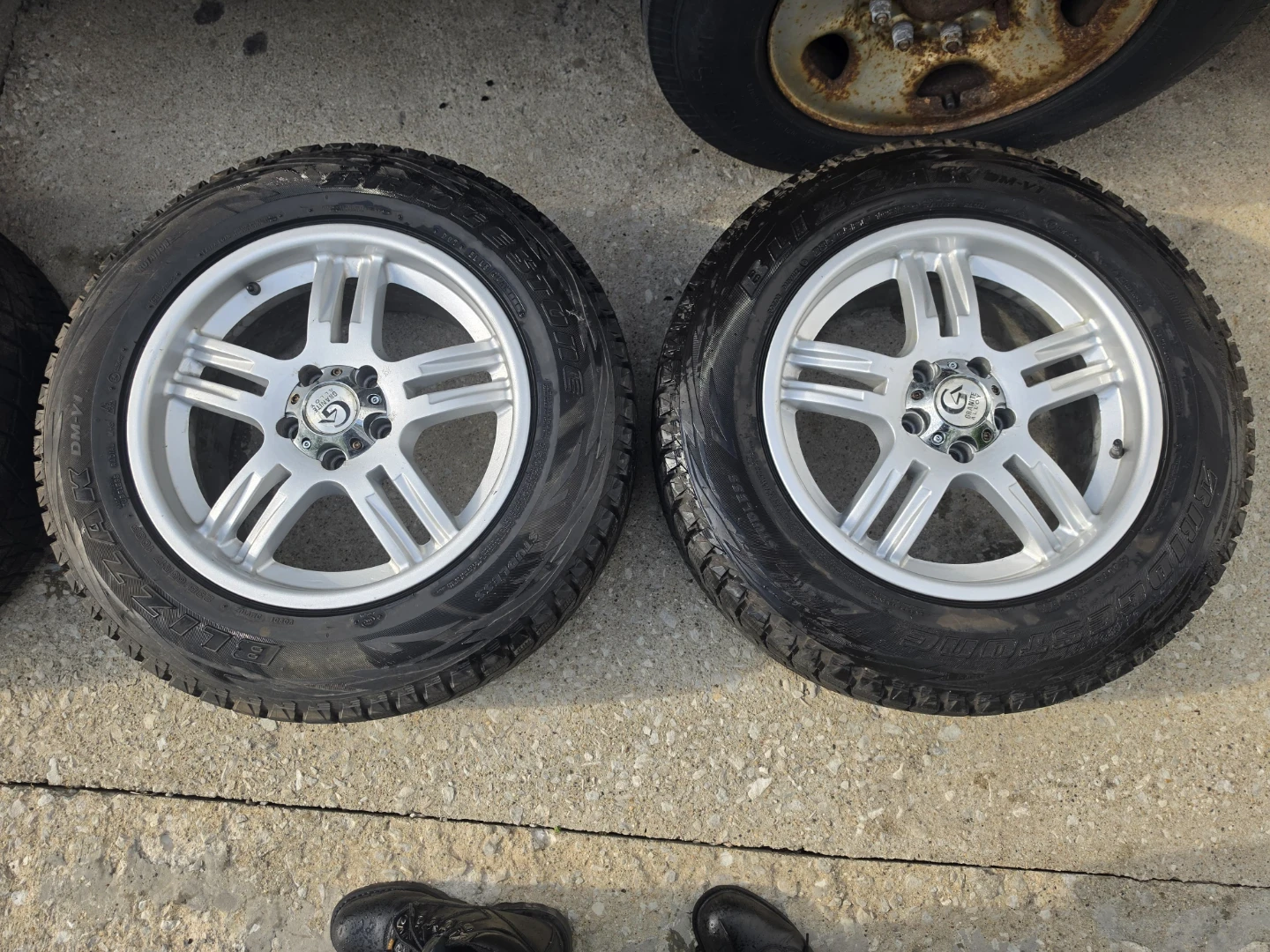 17 inch granite alloy rims wheels 5x114.3 5x4.5 bridgestone - photo 5