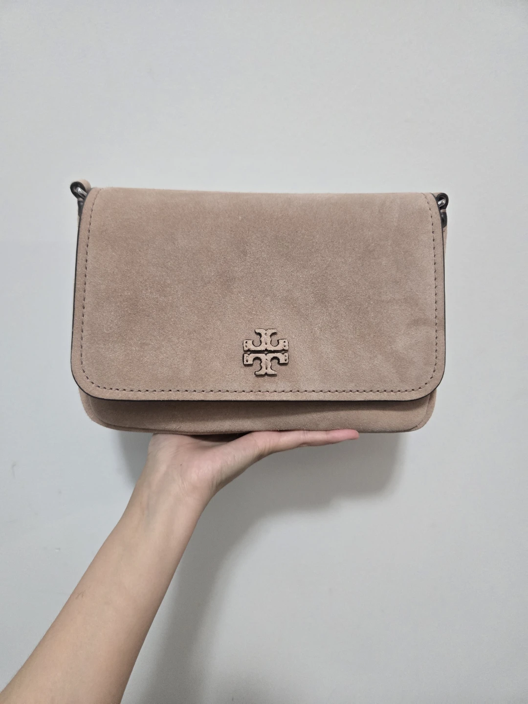 Tory Burch Thea Suede Flap Shoulder Bag