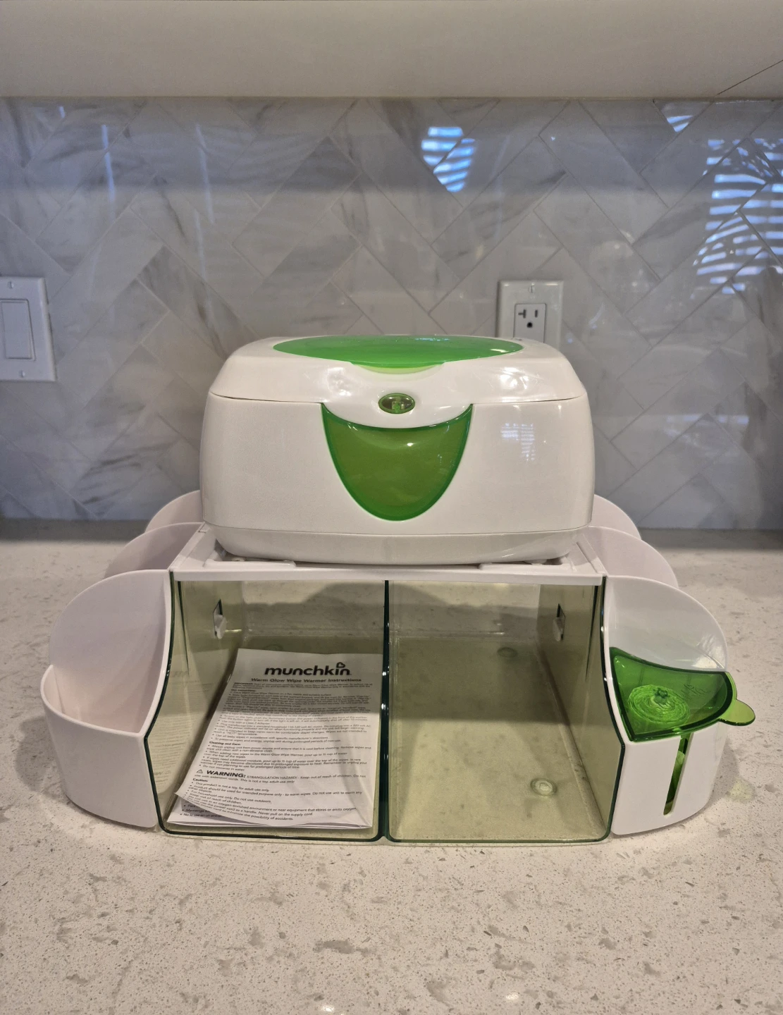 Munchkin Wipe Warmer And Diaper Organizer