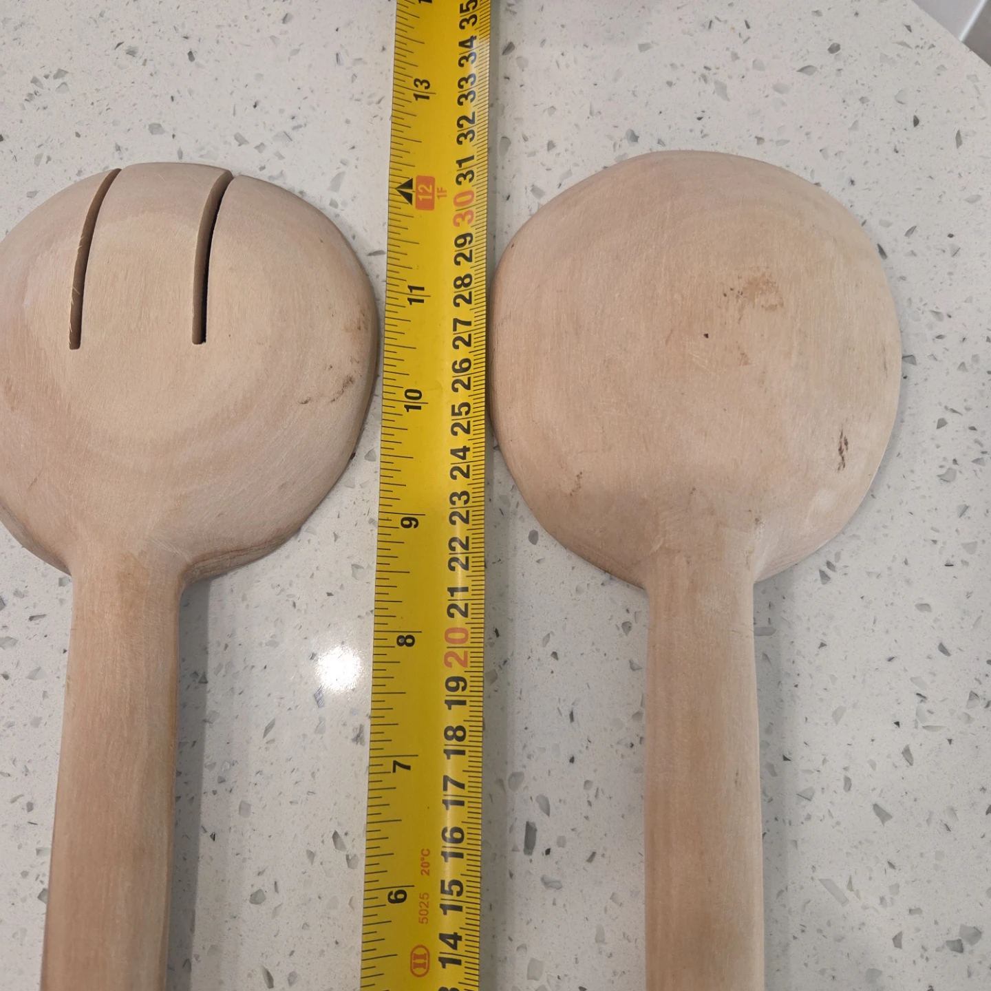 Wooden Salad Servers with Decorative Handles - photo 5