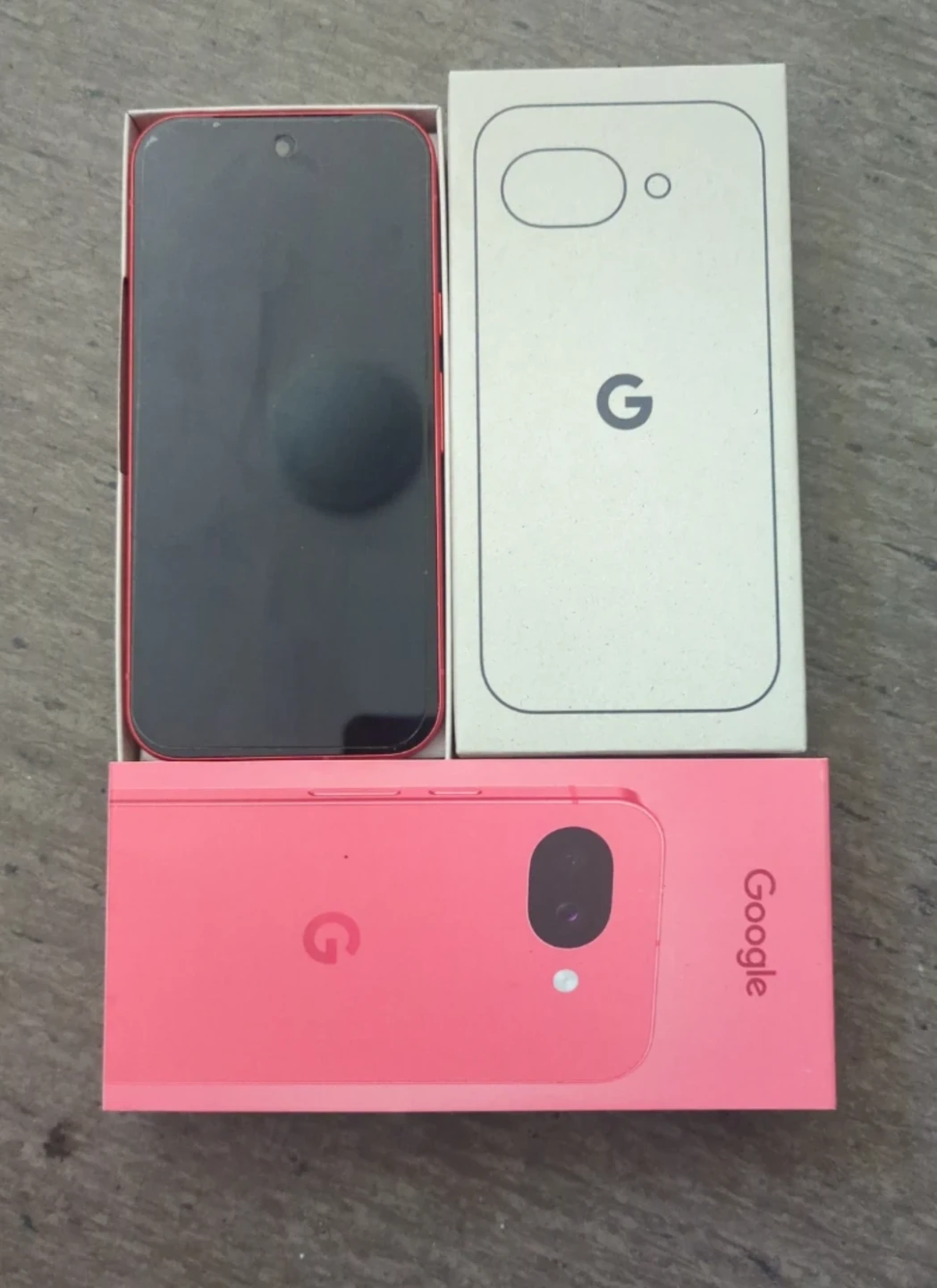 Open boxed Google pixel 10A