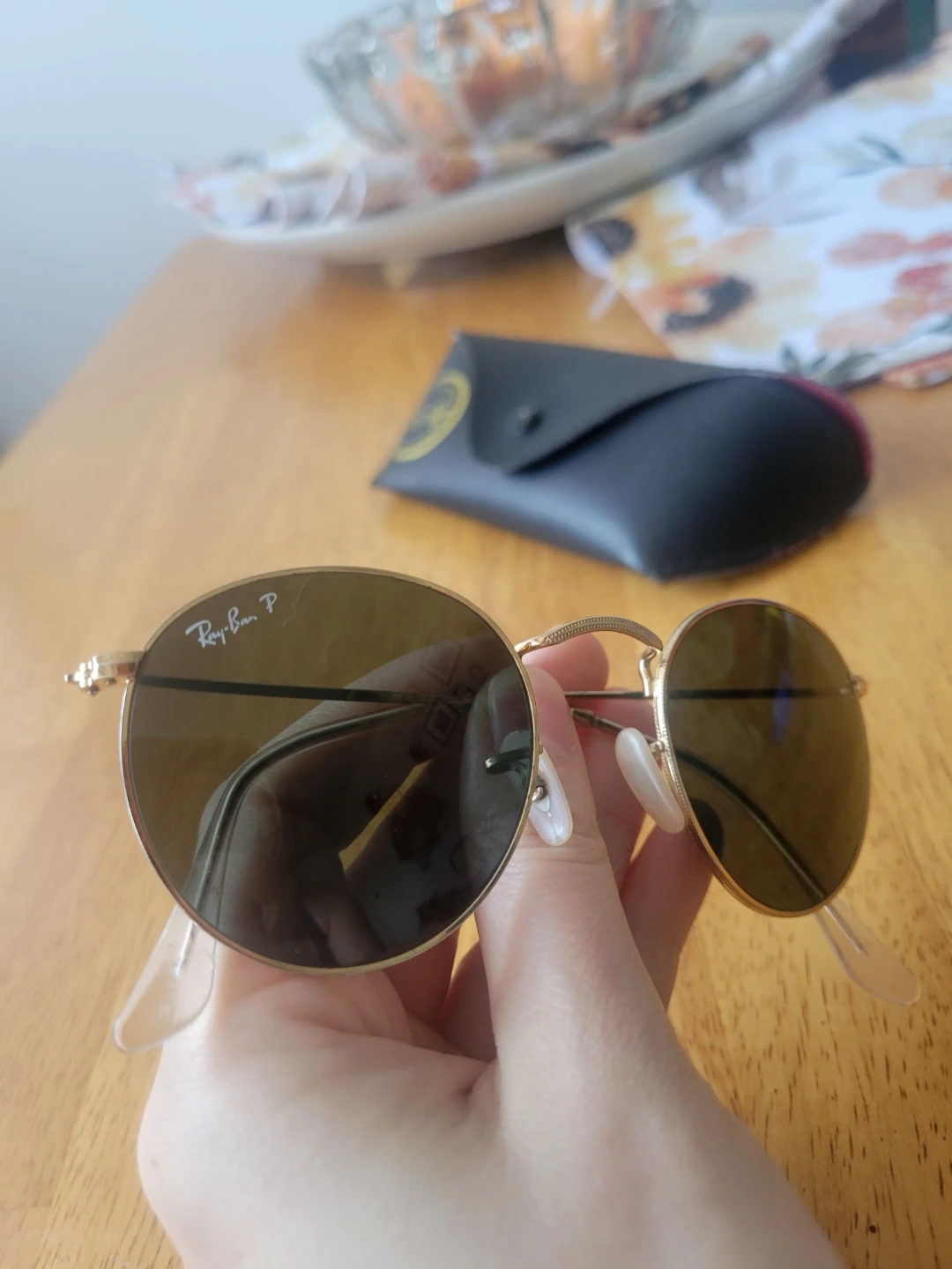 Round Polarized Raybans - photo 2