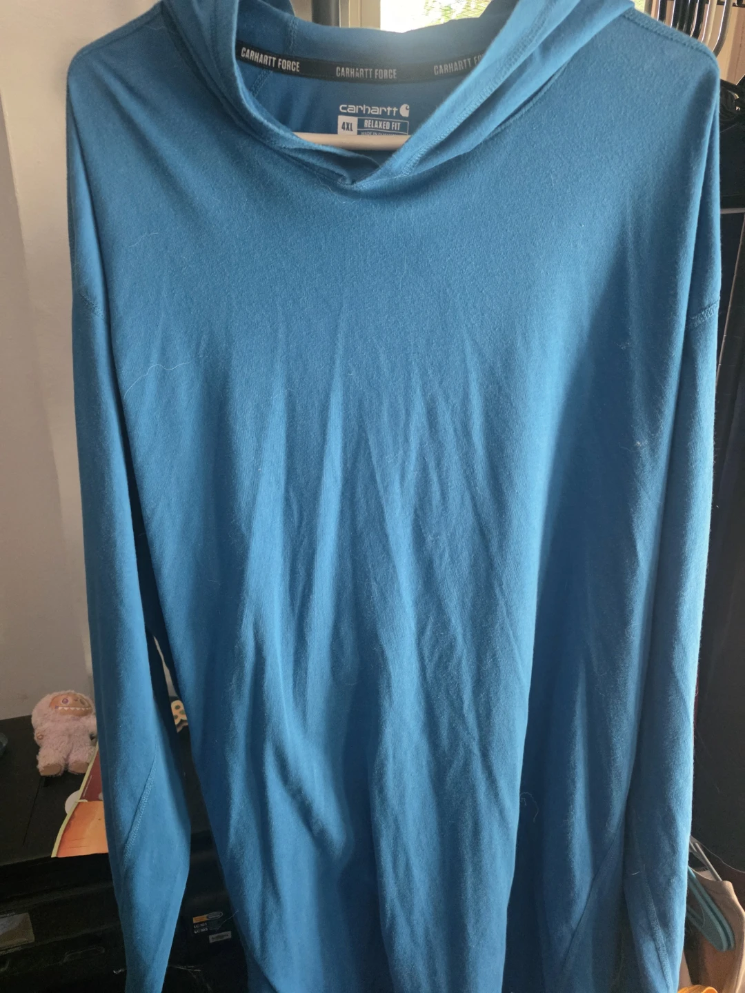 Carhartt Force Relaxed Fit 4XL Hoodie in Blue - photo 2