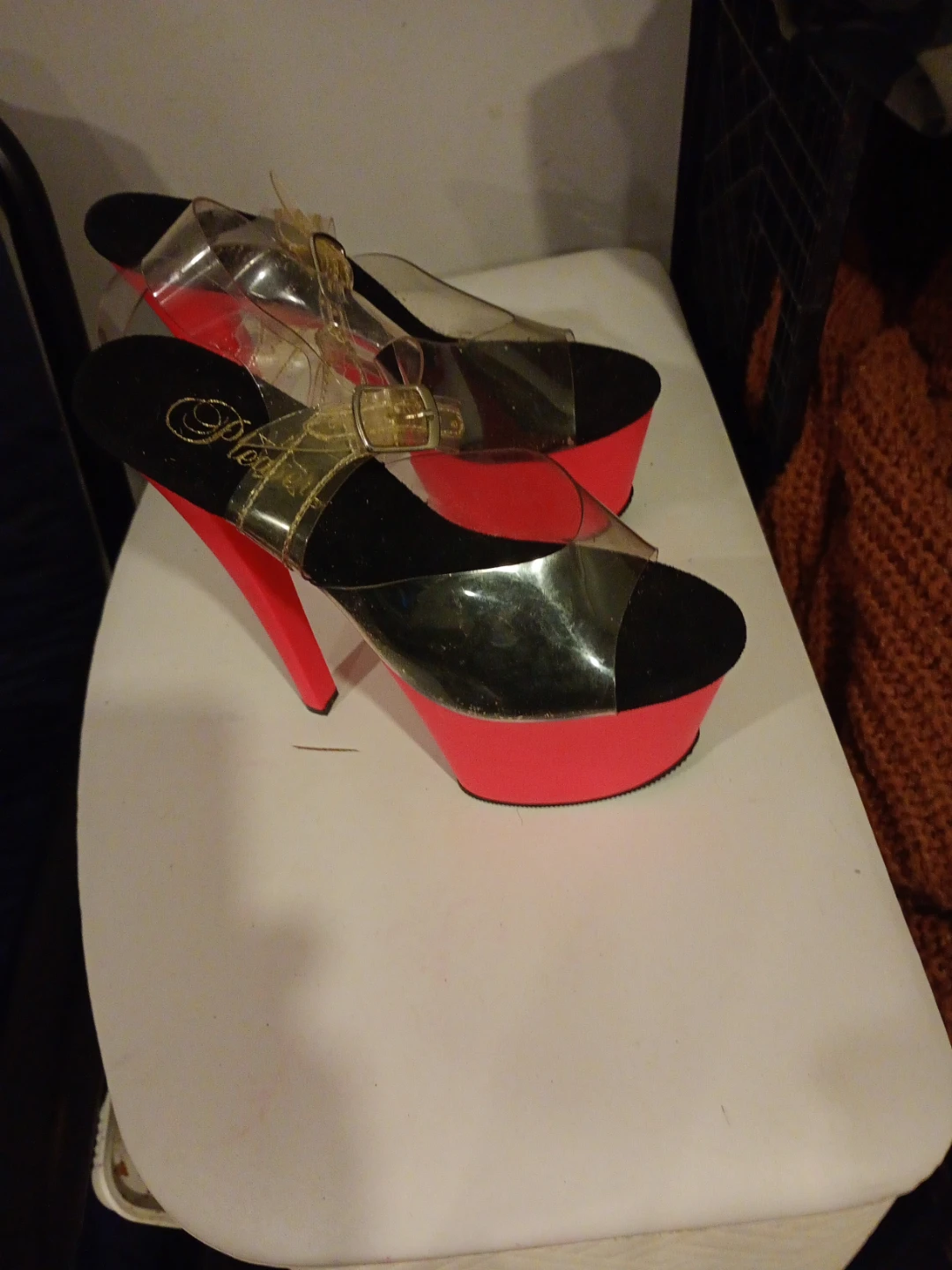 Pleasers Platform Heels size 7 - photo 3
