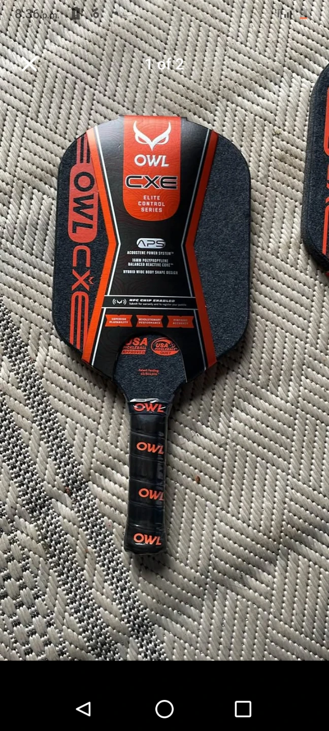 OWL CXE Elite Control Series Pickleball Paddle