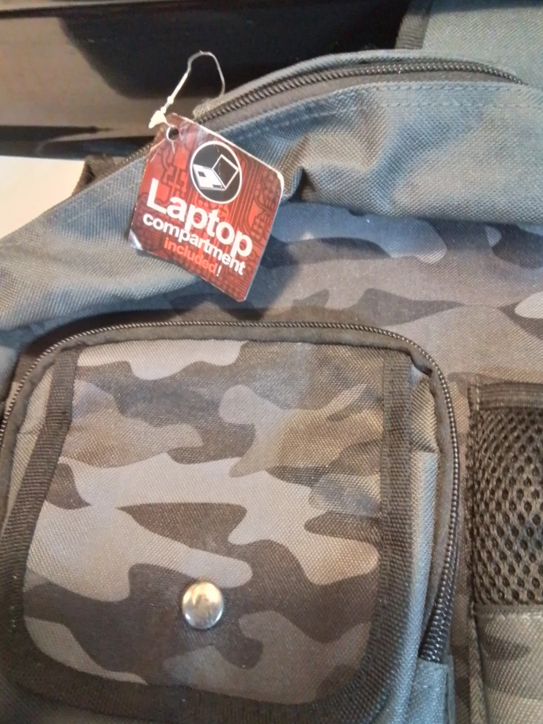 Camouflage Backpack with Laptop Compartment - photo 2