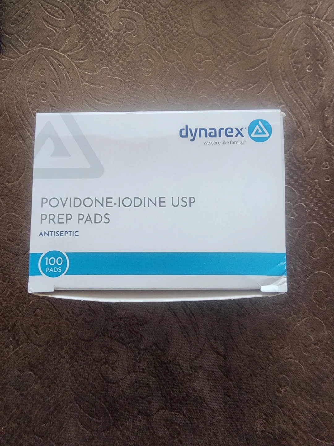 Dynarex Povidone-Iodine USP Prep Pads Antiseptic - 100 Pads