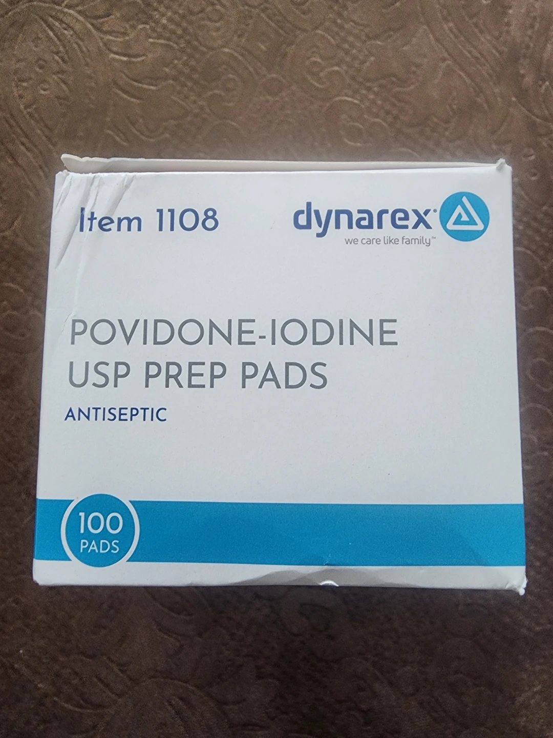 Dynarex Povidone-Iodine USP Prep Pads Antiseptic - 100 Pads - photo 3