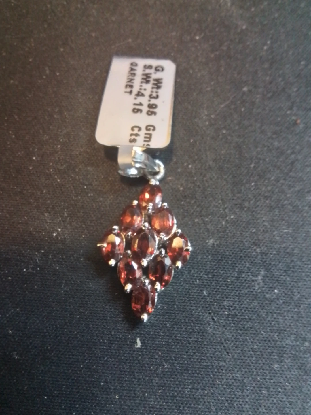 Exquisite Vintage Sterling Silver & Natural Red Garnet - photo 2