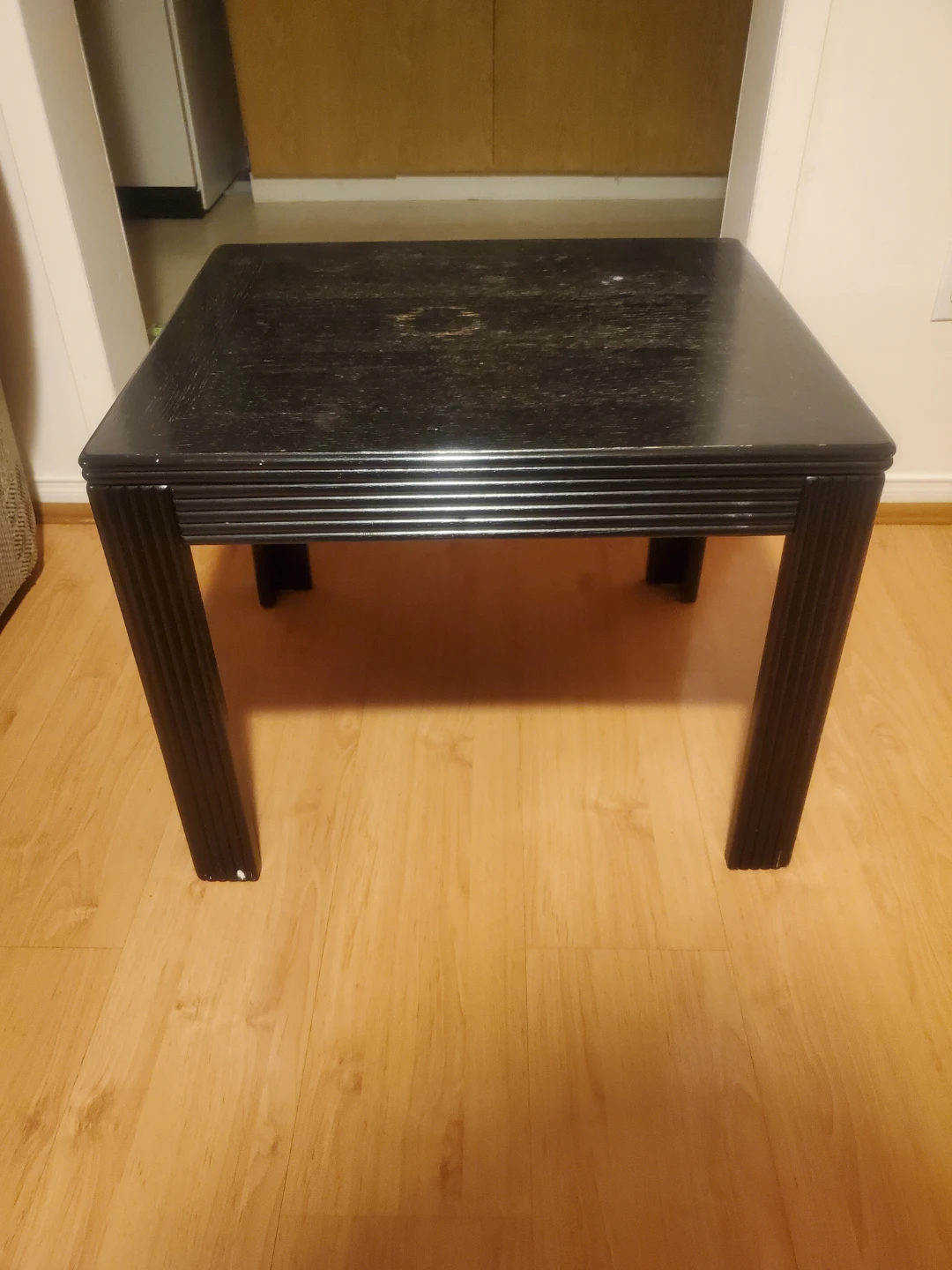 Black Square End Table - photo 3