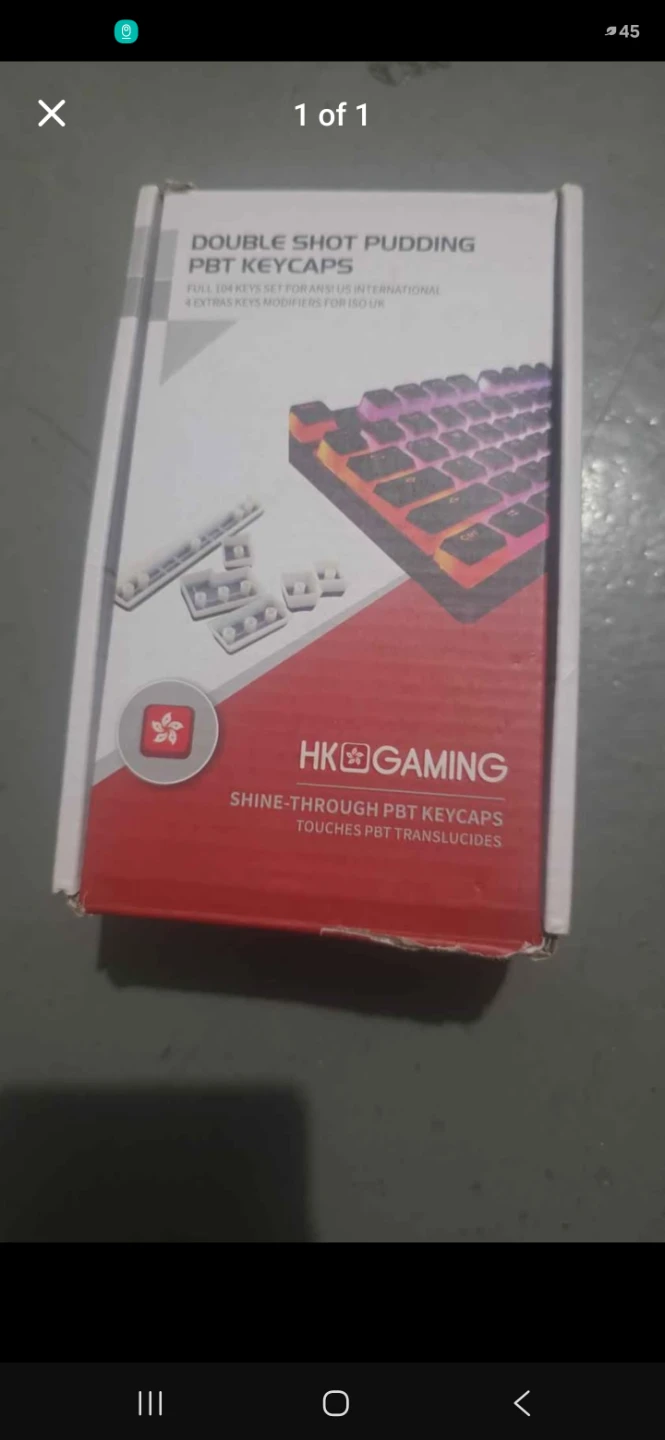 HK Gaming Double Shot PBT Pudding Keycaps