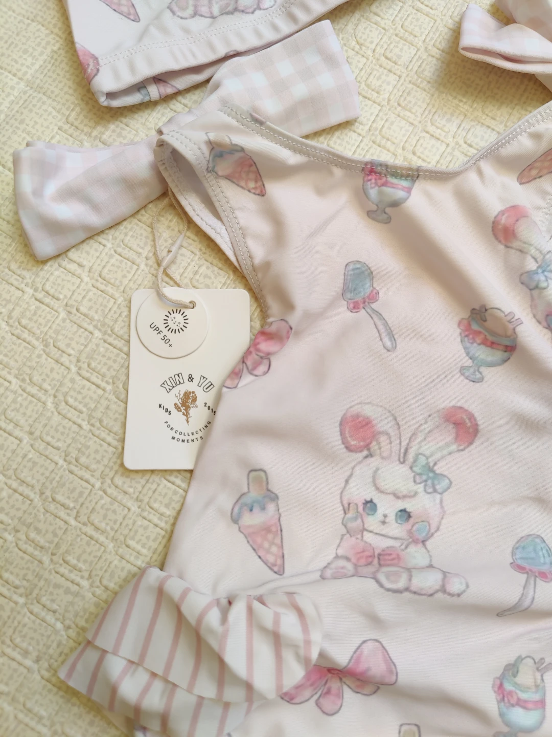 New Baby Girls’ Swimsuit & Hat Set – Size 1–2Y - photo 4