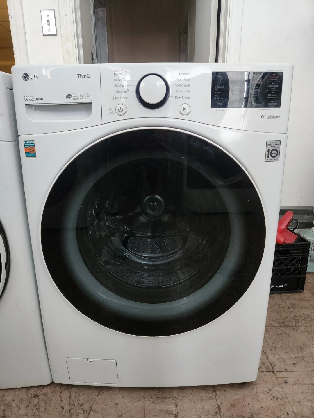 LG ThinQ Front Load Washer and Dryer Set - photo 2