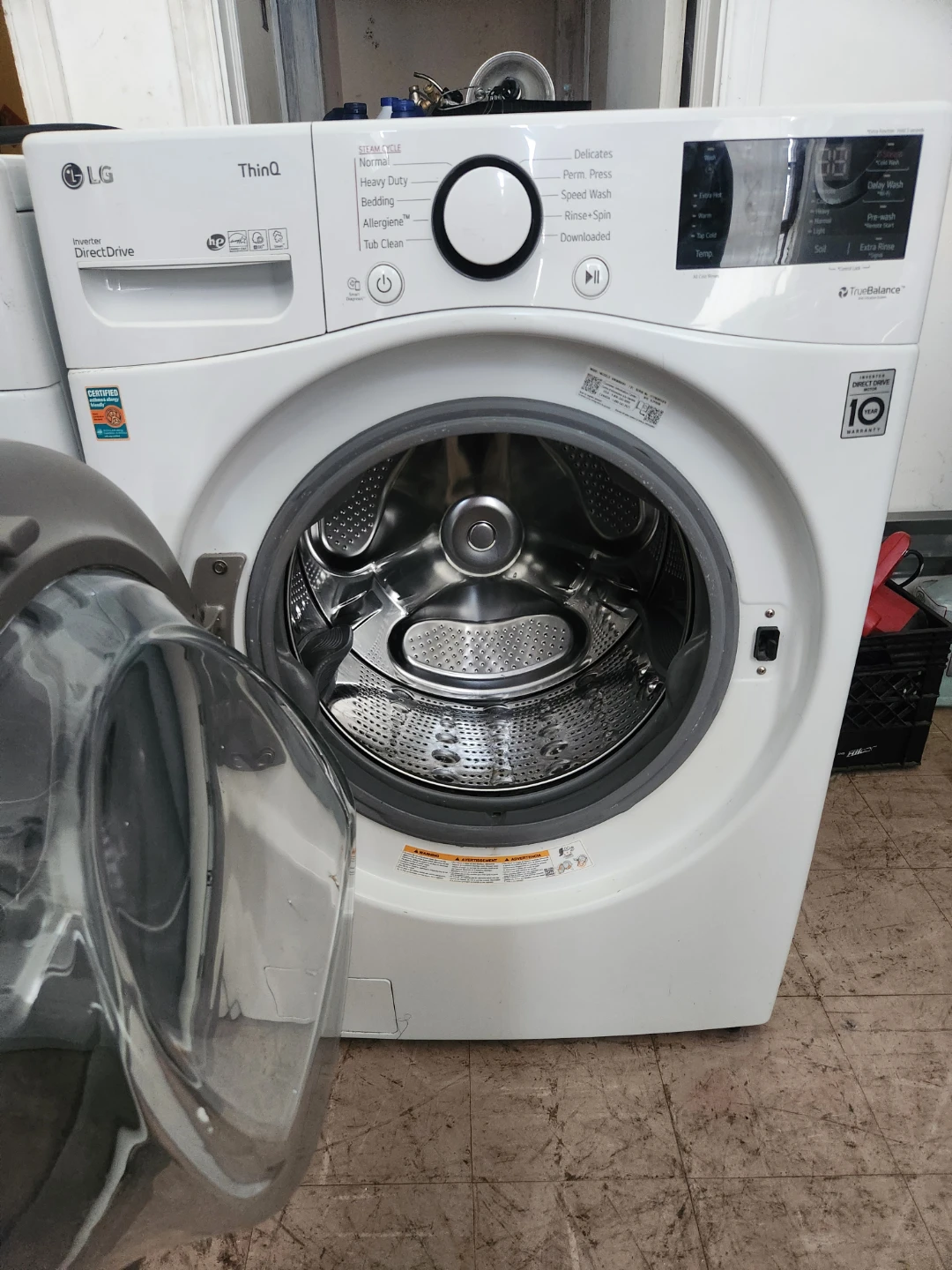 LG ThinQ Front Load Washer and Dryer Set - photo 3