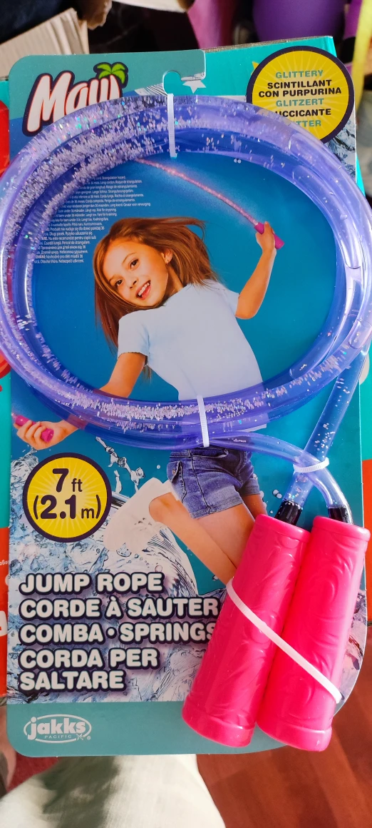 Maui Glittery Jump Rope - 7 ft