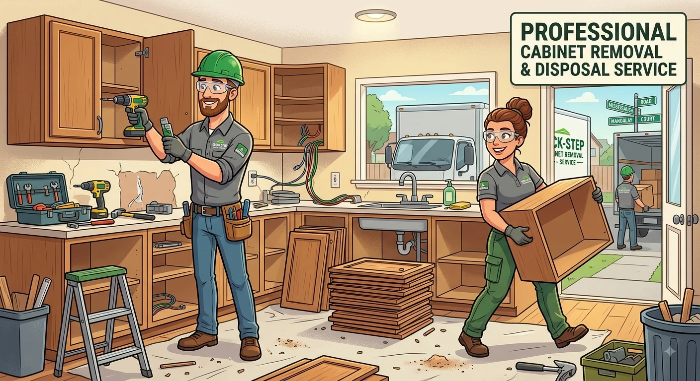Free kitchen cabinet removal