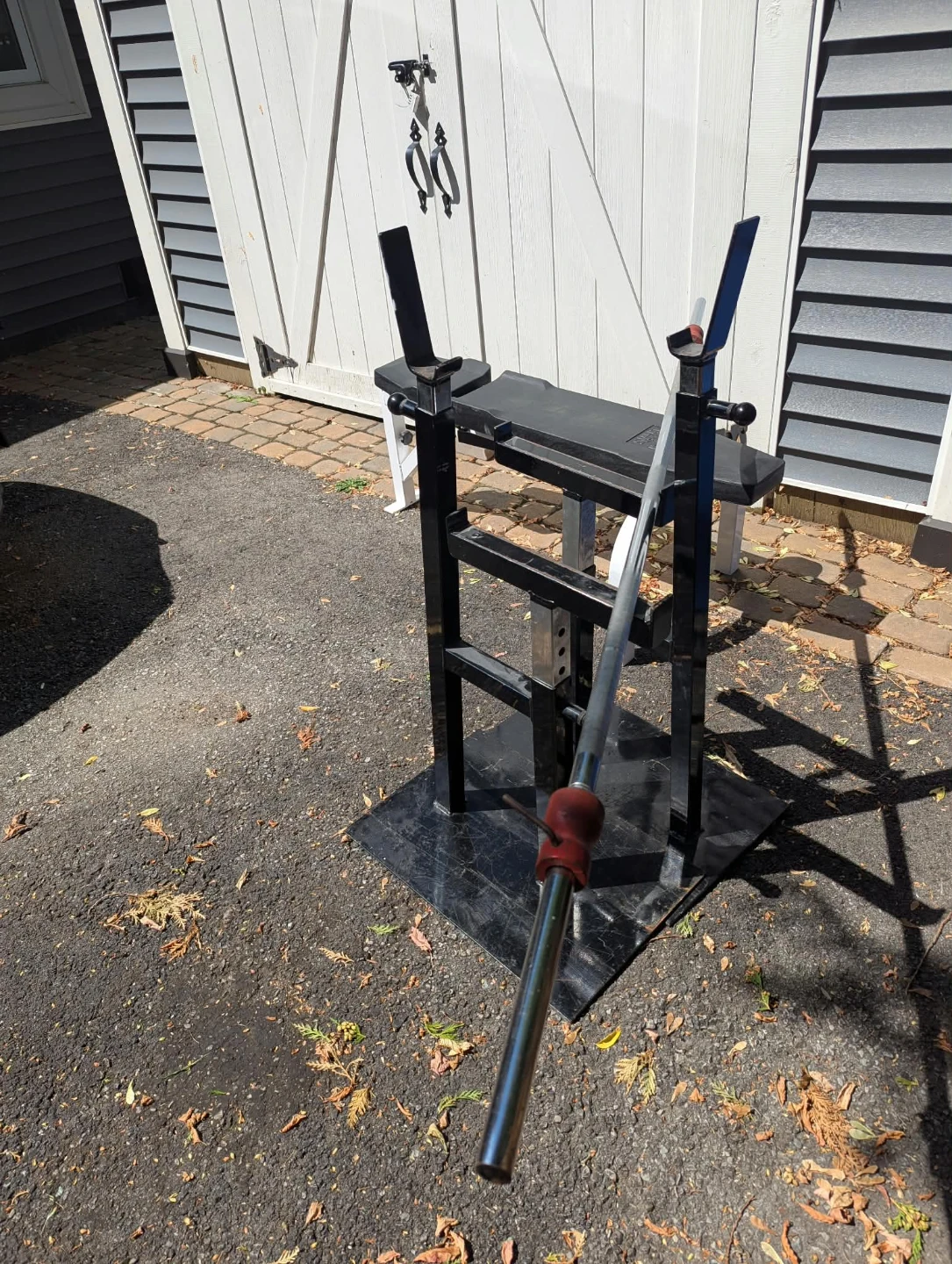 Barbell Weight Plates and Weight Bench Set - photo 3
