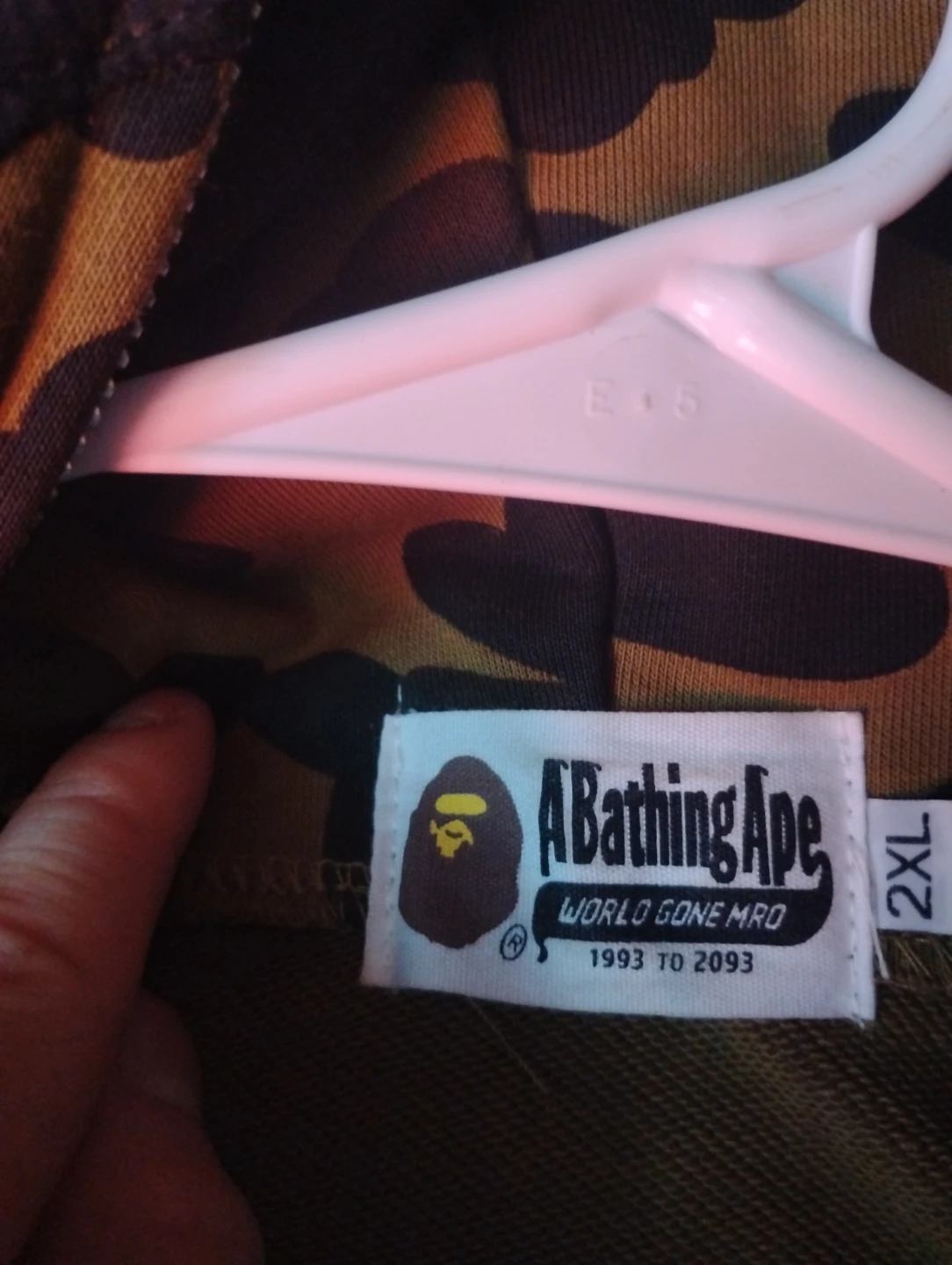 A Bathing Ape Camo Shark Full Zip Hoodie - photo 4
