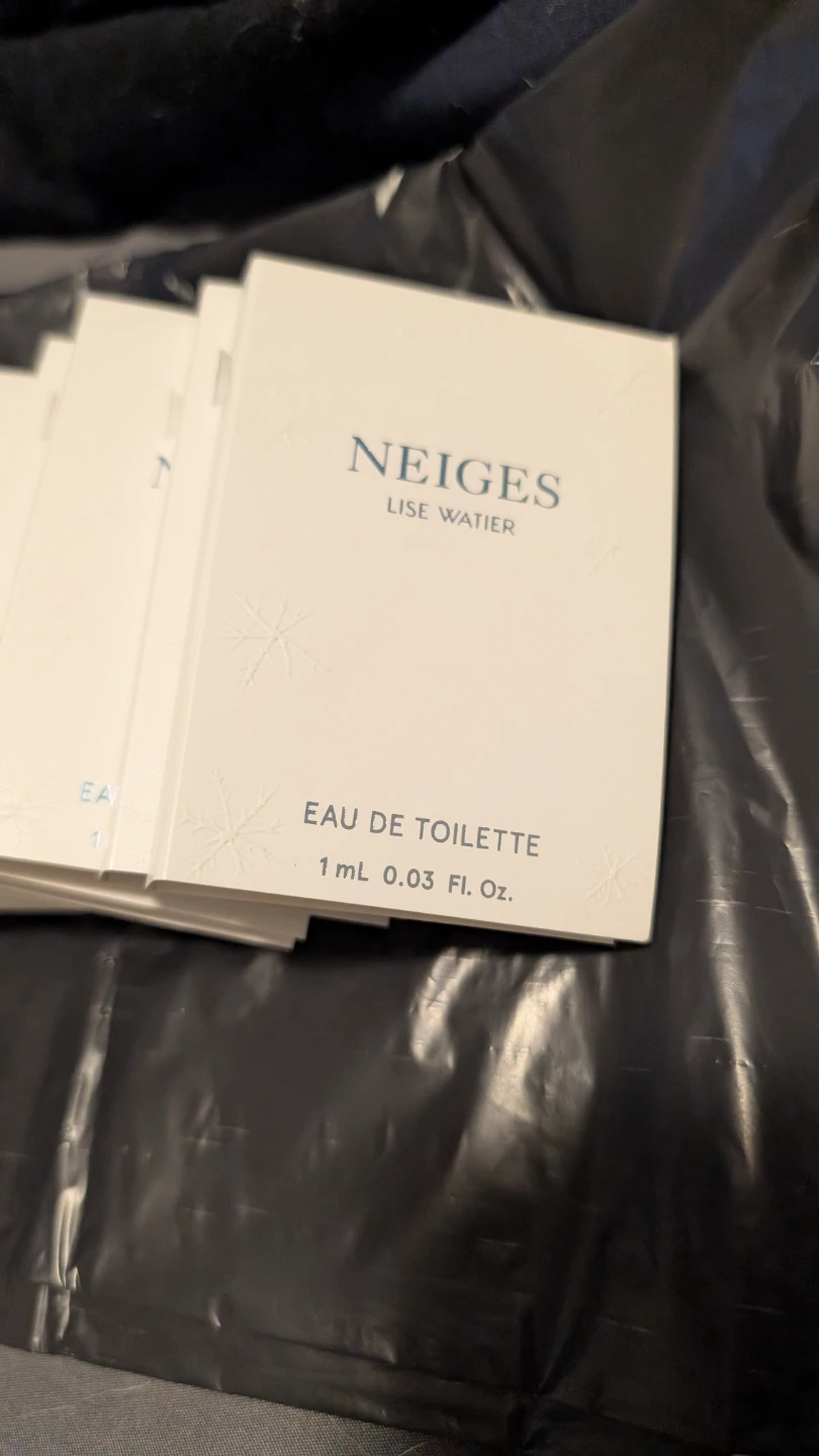 Lise Watier Neiges Eau de Toilette Sample Set