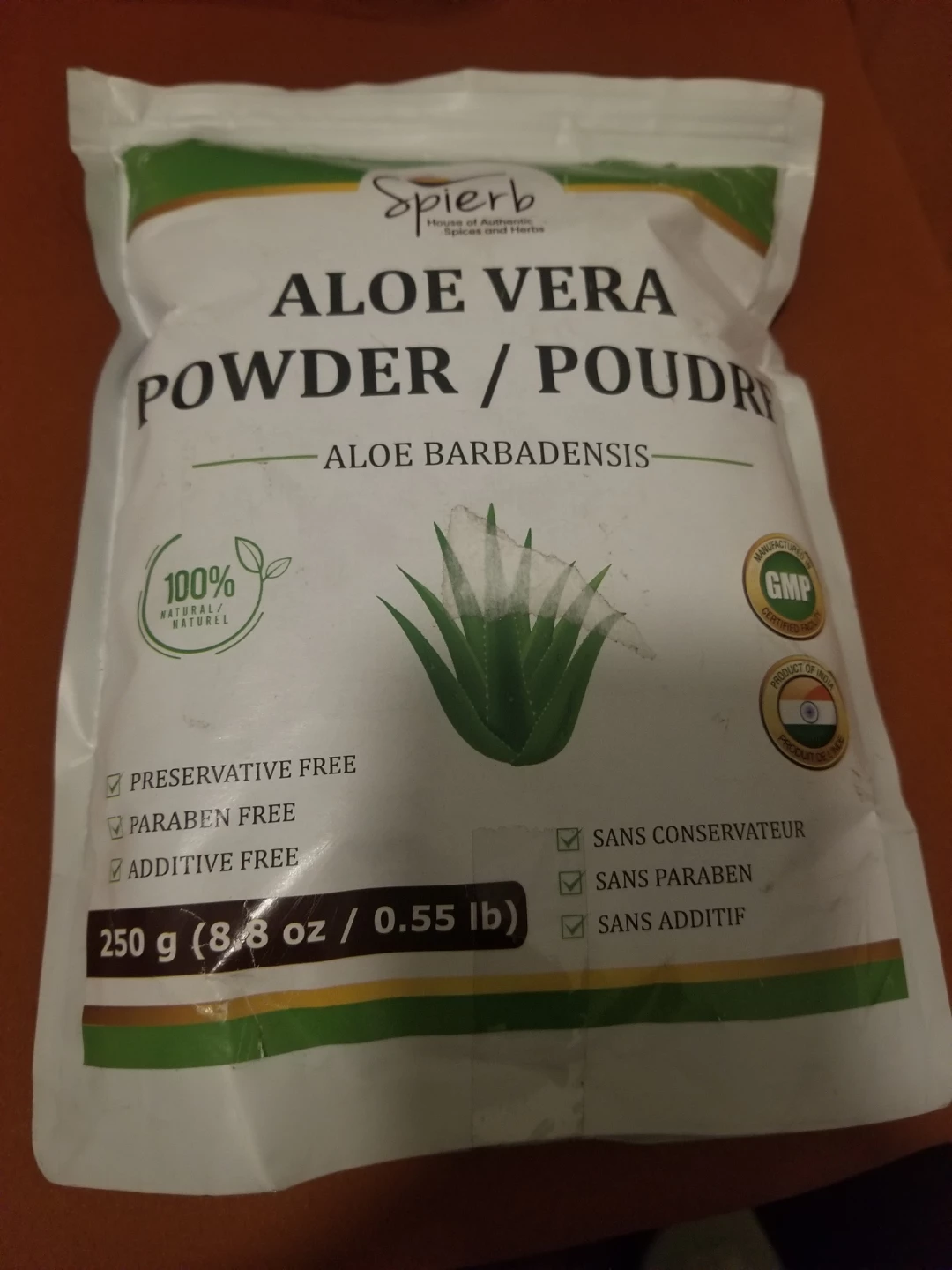 Spierb Aloe Vera Powder 100% Natural 250g - photo 2