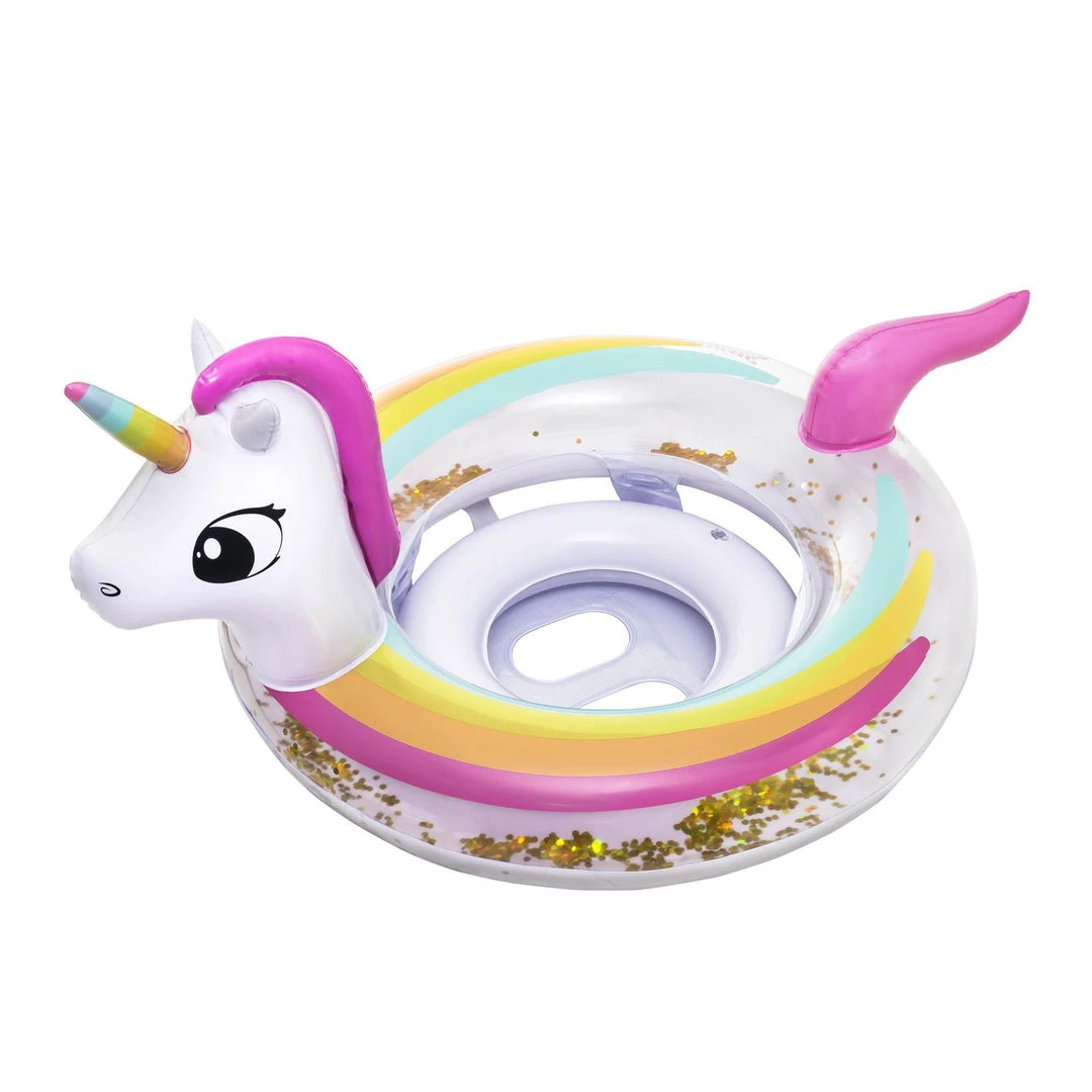SwimSchool Unicorn Glitter BabyBoat Baby Float - photo 3