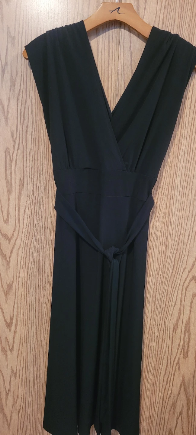 Ricki's Black Wrap Dress