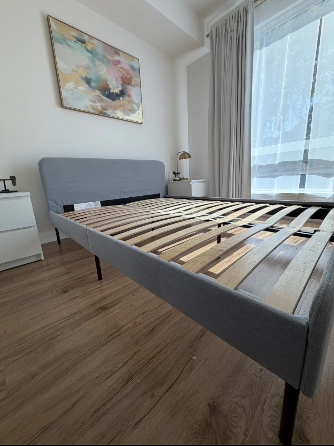IKEA SLATTUM upholstered bed frame - photo 2