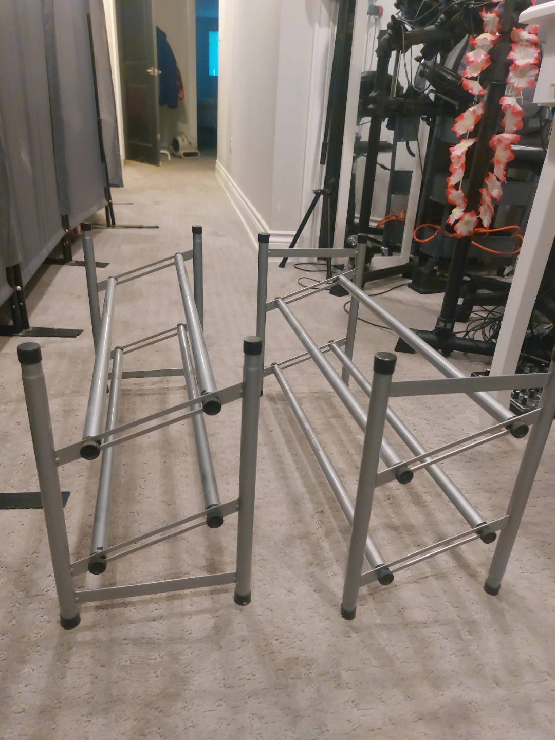 Two Tier Shoe Rack Shelving Unit - photo 2