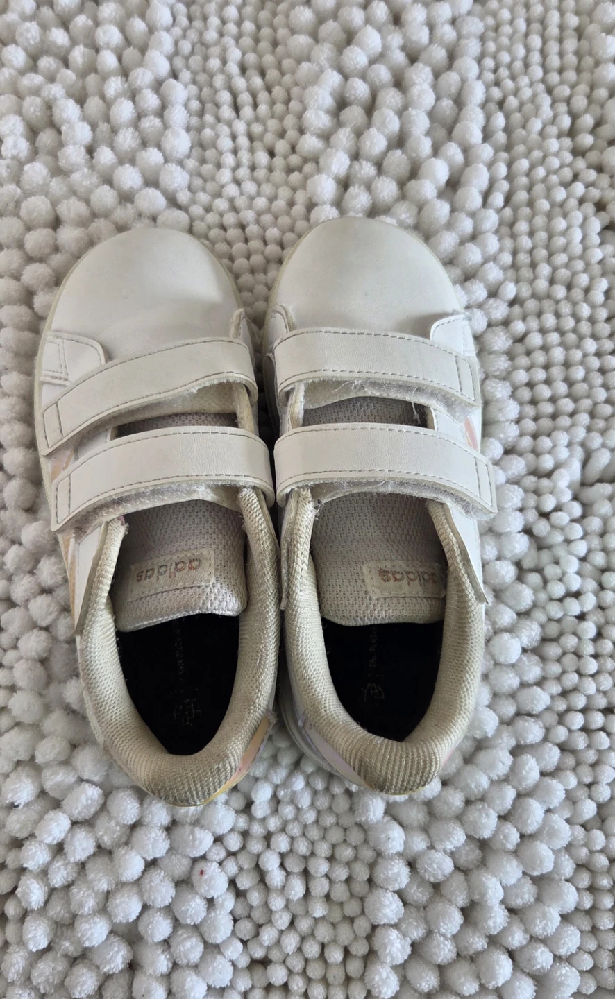 Adidas Grand Court Shoes - White/Iridescent - photo 3
