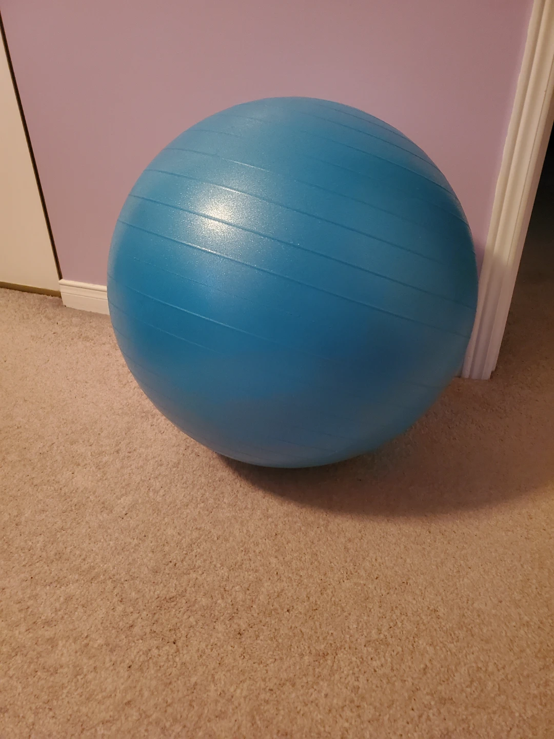 Blue Exercise Ball