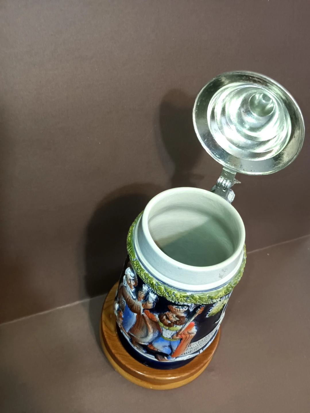 Vintage German Beer Stein with Pewter Lid - photo 2