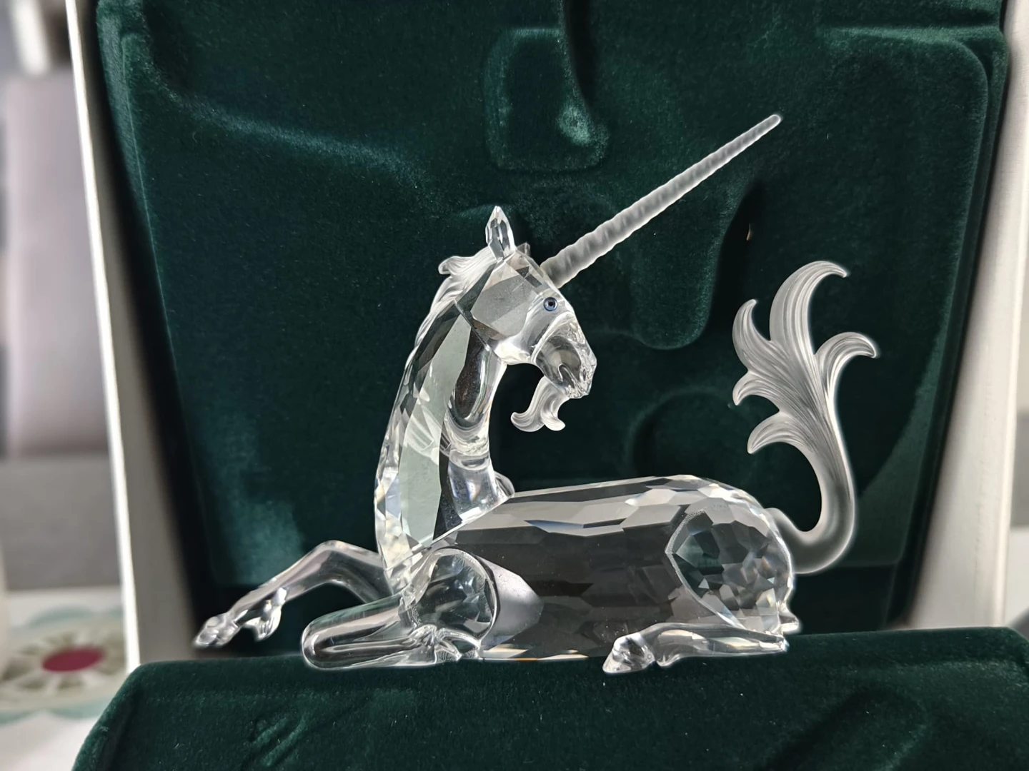 Swarovski SCS Crystal Unicorn – Collectible Figurine with Box - photo 3