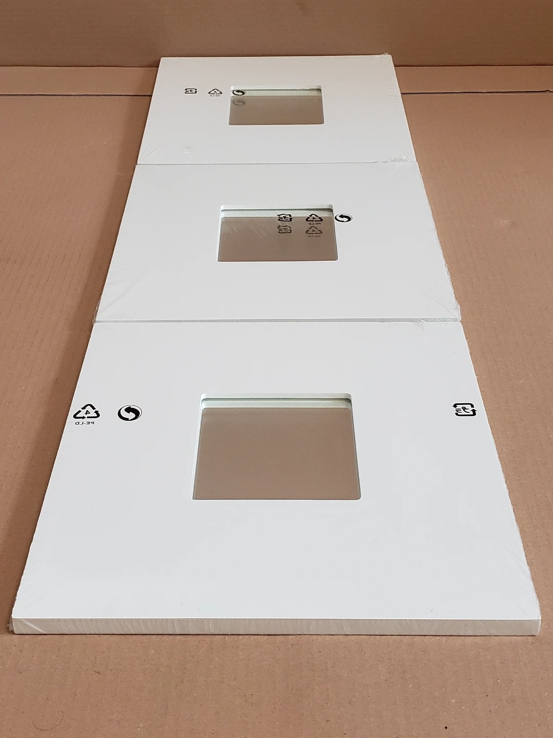 3 New IKEA Malma Square Mirror Photo Frames