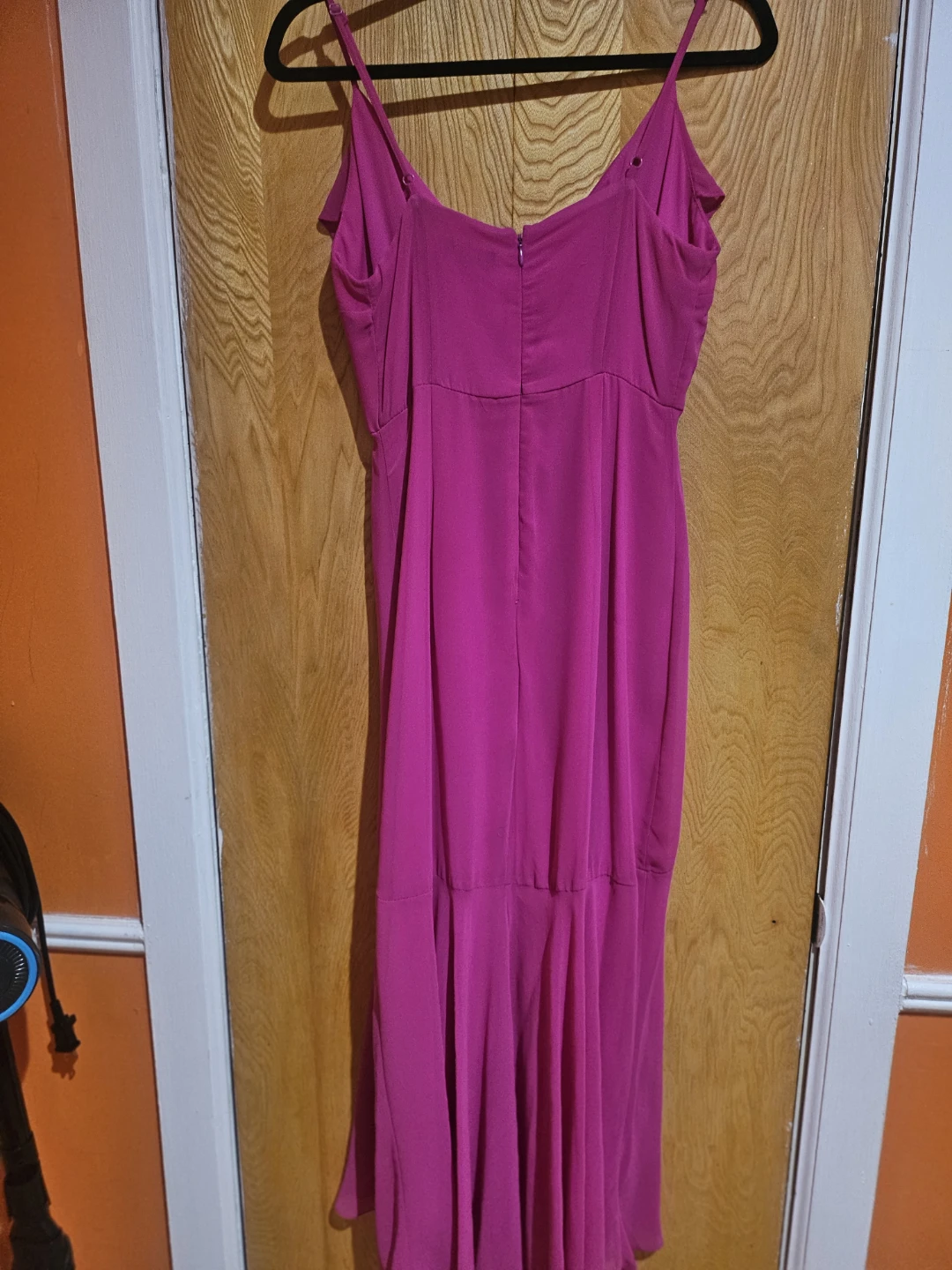 1. STATE Pink Ruffle Maxi Dress Size S - photo 4
