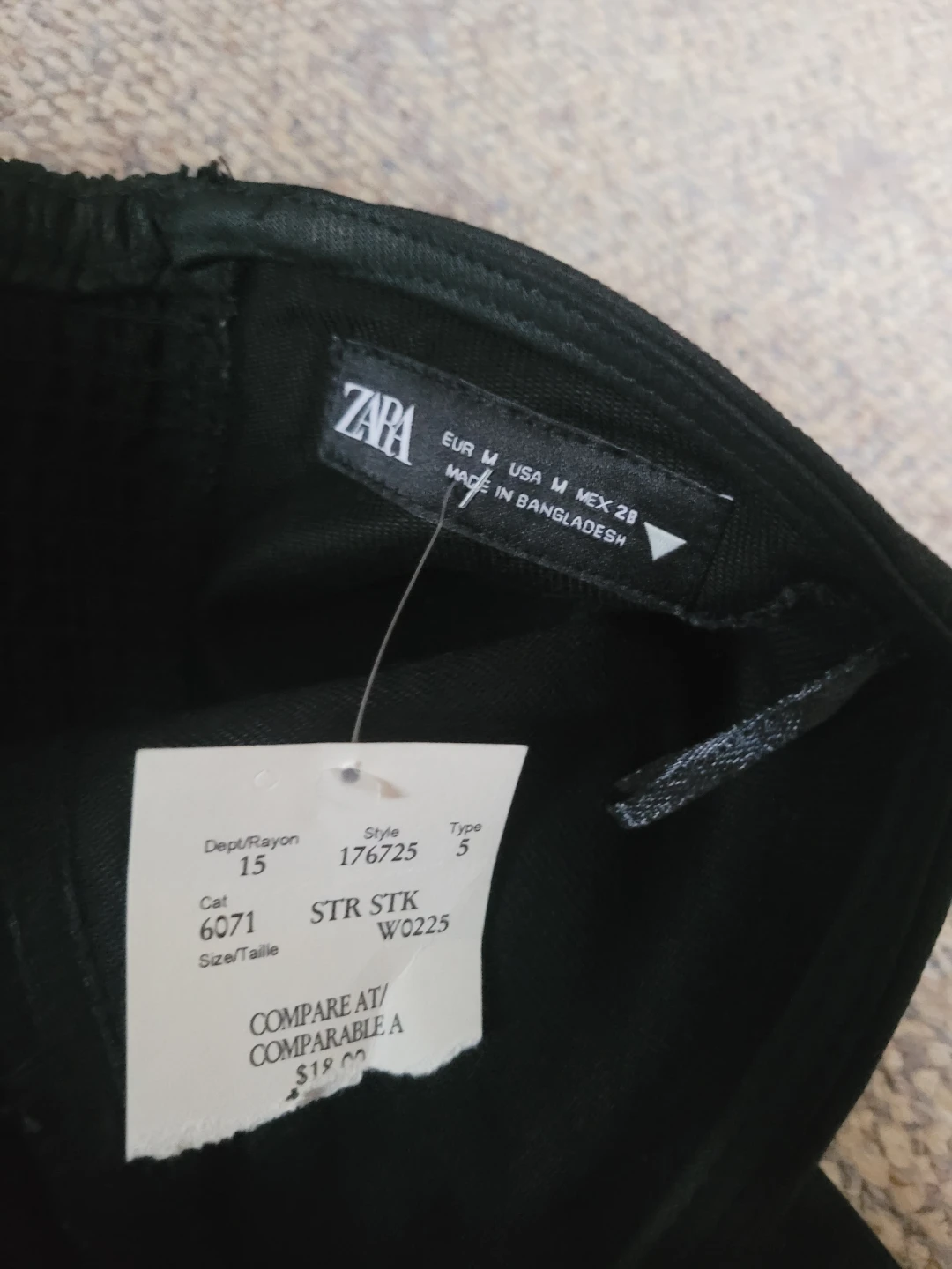 ZARA Black Strapless Corset Top - photo 4