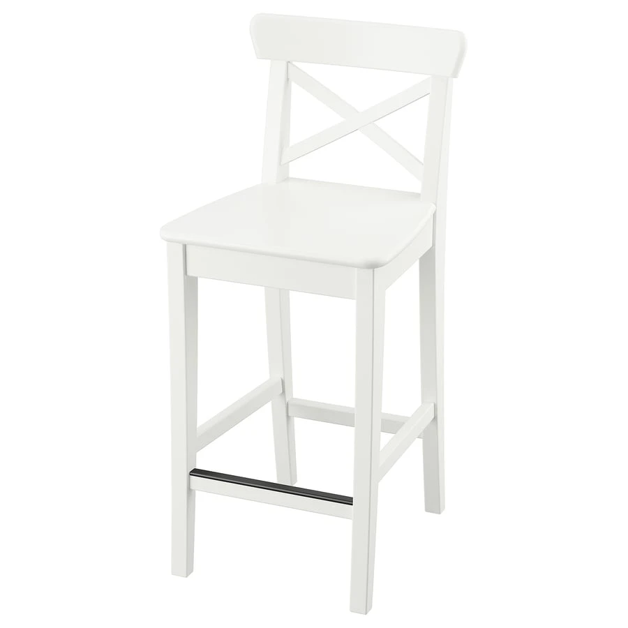 IKEA ROSENTORP Bar stools, White x2 - photo 2