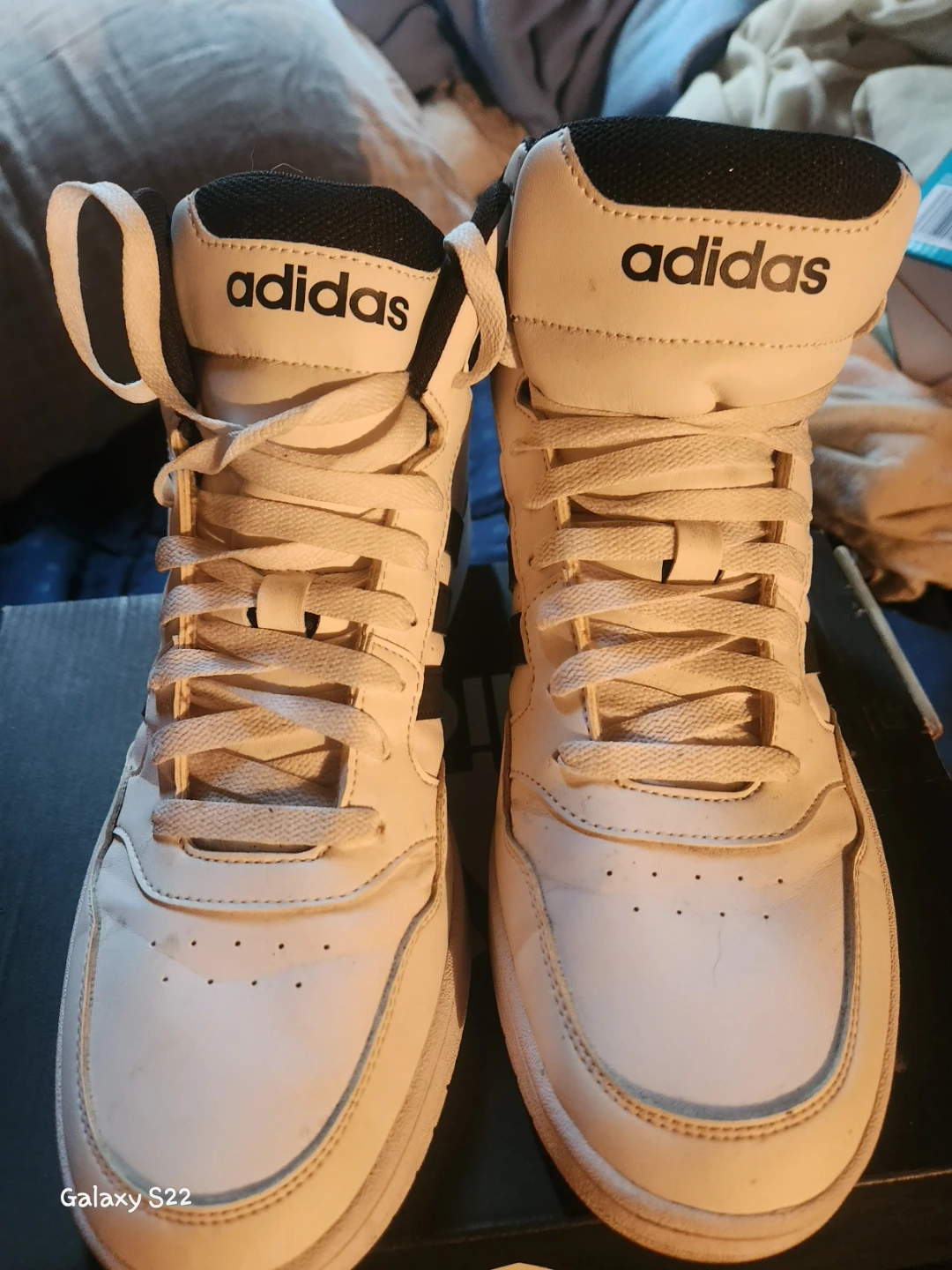 Adidas Hoops 3.0 Mid Shoes Size 10 - photo 2
