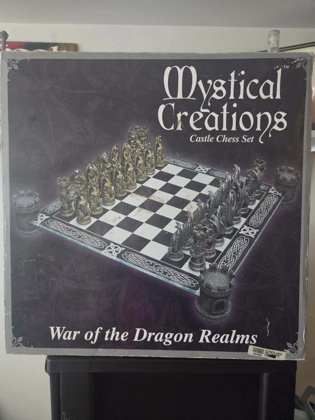 Mystical Creations Castle Chess Set - War of the Dragon Realms